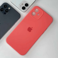 Чехол Silicone Case Full Camera на iPhone 12 Pink citrus